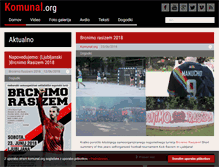 Tablet Screenshot of komunal.org